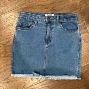 NWOT Denim Mini Skirt